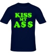 Мужская футболка «Kiss my Ass Glow» - Фото 1