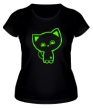 Женская футболка «Милый котик, свет» - Фото 1