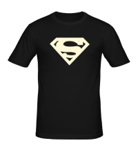 Мужская футболка Супермен, свет