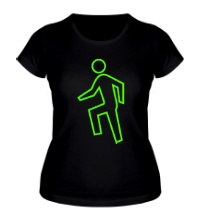 Женская футболка LMFAO Man Glow