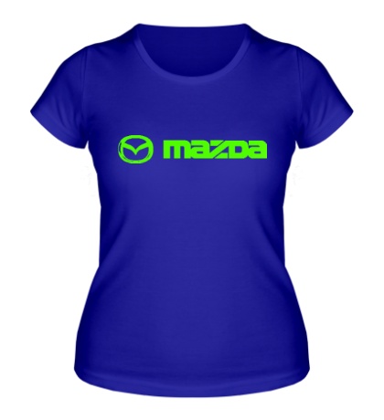 Женская футболка «Mazda Line Glow»