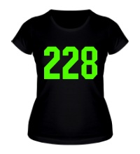 Женская футболка 228, свет