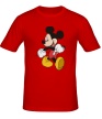 Мужская футболка «Идущий Микки Маус» - Фото 1