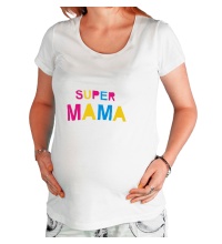 Футболка для беременной SUPER mama