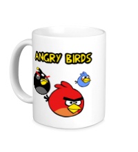 Керамическая кружка Angry Birds Wars