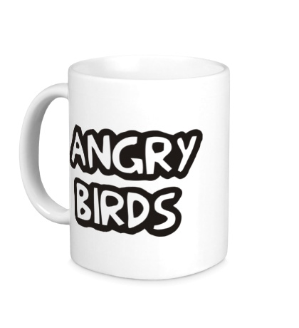 Керамическая кружка Angry Birds Sign
