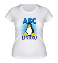 Женская футболка ABC Linuxu