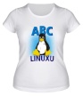 Женская футболка «ABC Linuxu» - Фото 1