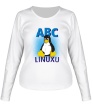 Женский лонгслив «ABC Linuxu» - Фото 1