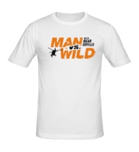 Мужская футболка Man vs. Wild with Bear Grylls