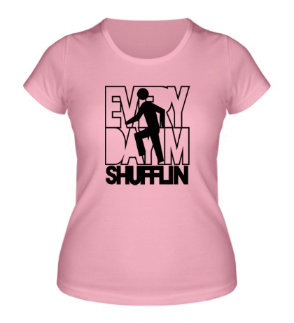 Женская футболка Im Shufflin Violet