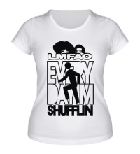Женская футболка LMFAO: Im Shufflin