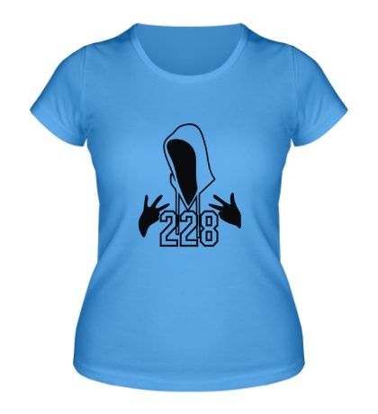 Женская футболка «228 Репер»