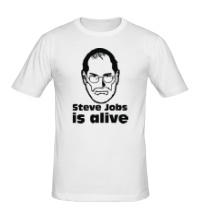 Мужская футболка Steve Jobs, Is Alive
