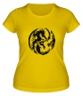 Женская футболка «Инь-ян драконы» - Фото 1