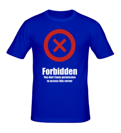 Мужская футболка «Forbidden»
