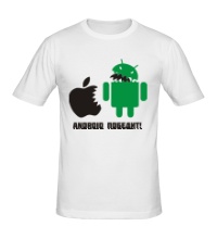 Мужская футболка Android победит