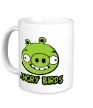 Керамическая кружка «Anrgy Birds: Green Pig» - Фото 1