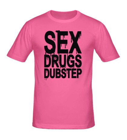 Мужская футболка Sex Drugs Dubstep