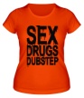 Женская футболка «Sex Drugs Dubstep» - Фото 1