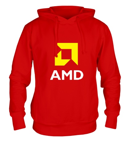 Толстовка с капюшоном «AMD»