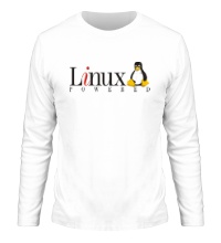Мужской лонгслив Linux powered