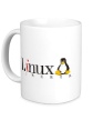 Керамическая кружка «Linux powered» - Фото 1