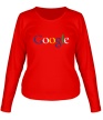Женский лонгслив «Google» - Фото 1