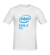Мужская футболка Intel pentium duo