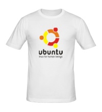 Мужская футболка Ubuntu for humans
