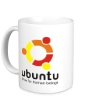 Керамическая кружка «Ubuntu for humans» - Фото 1