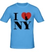 Мужская футболка «NY Love» - Фото 1