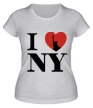 Женская футболка «NY Love» - Фото 1