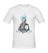 Мужская футболка Стив Джобс, Think different