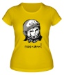 Женская футболка «Гагарин, поехали» - Фото 1