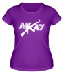 Женская футболка «АК-47: русский рэп» - Фото 1