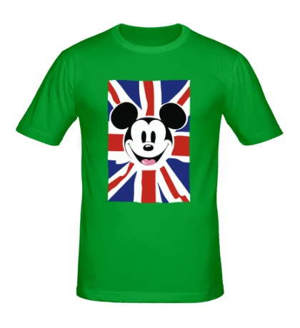 Мужская футболка Британский Микки Маус
