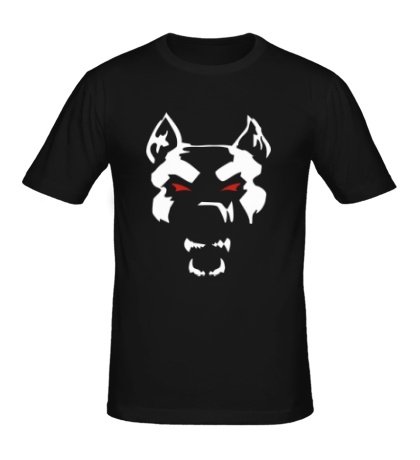 Мужская футболка Злой пёс