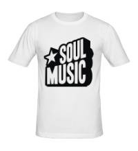 Мужская футболка Soul music