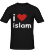 Мужская футболка «I love islam» - Фото 1