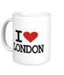 Керамическая кружка «I Love London» - Фото 1