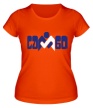 Женская футболка «Символ самбо» - Фото 1