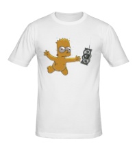 Мужская футболка Барт с долларом