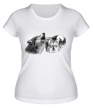 Женская футболка «Воющие волки» - Фото 1