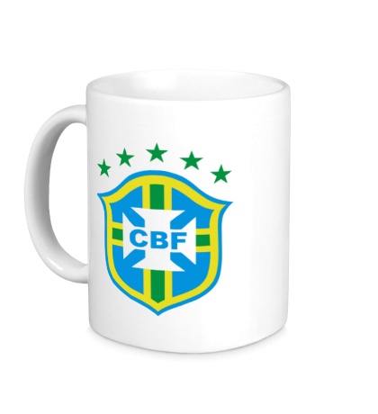 Керамическая кружка «Brazil CBF»