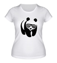 Женская футболка Панда в очках