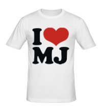 Мужская футболка I Love MJ