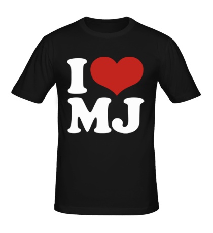 Мужская футболка I Love MJ