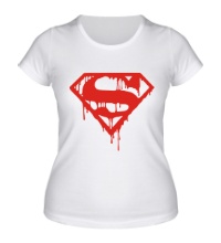 Женская футболка Кровавый супермен