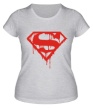 Женская футболка «Кровавый супермен» - Фото 1